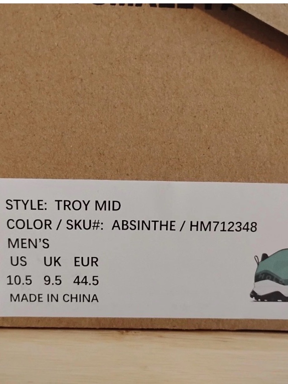 Holo Troy Mid Hiking Boots Men 10.5 New in Box - Picture 3 of 5